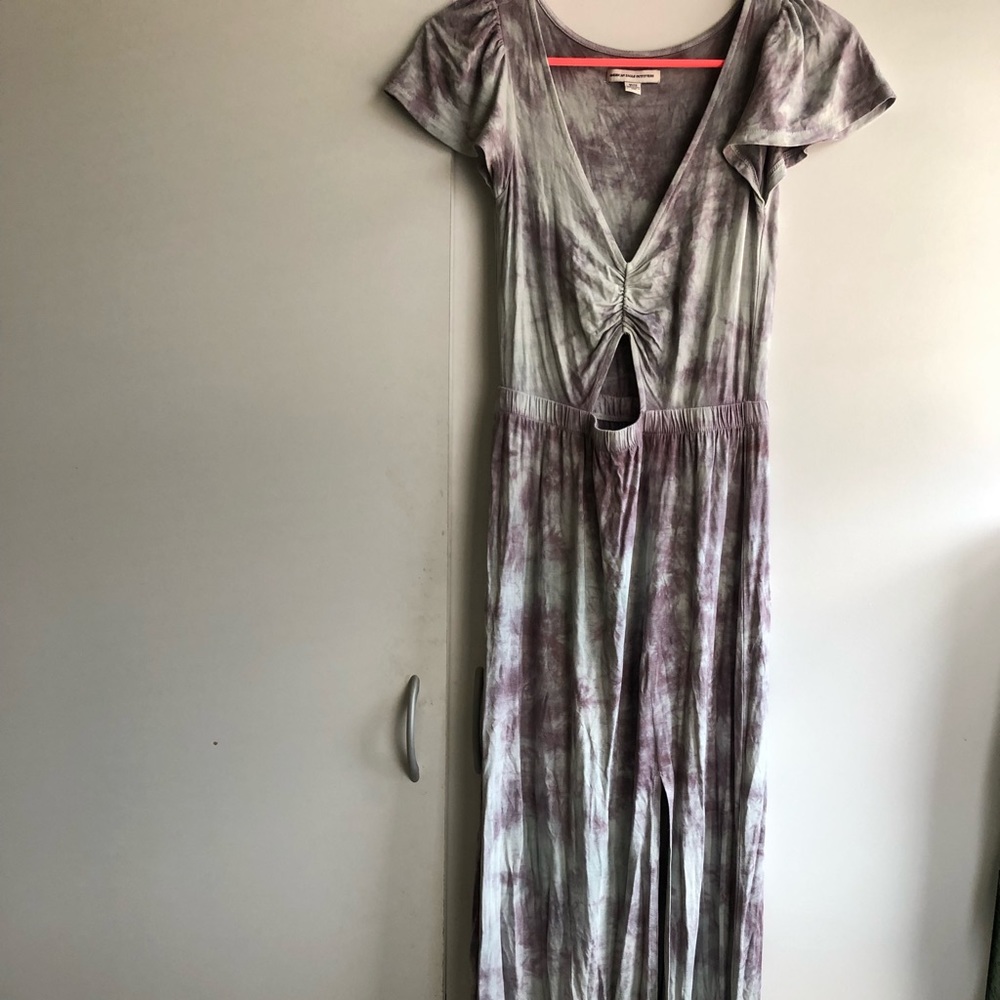 Tie dye maxi dress